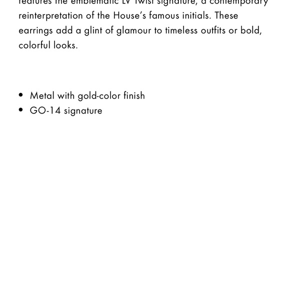 Louis Vuitton gold earrings authentic - Picture 5 of 5